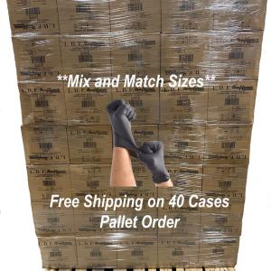 Wholesale DuraSkin Blackshield Black 6mil Nitrile Gloves
