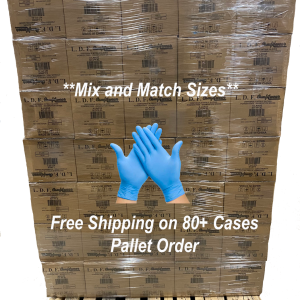 Wholesale Blue Nitrile Gloves Pallets