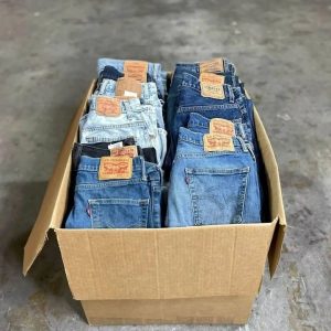 wholesale Levi jean clothing pallets